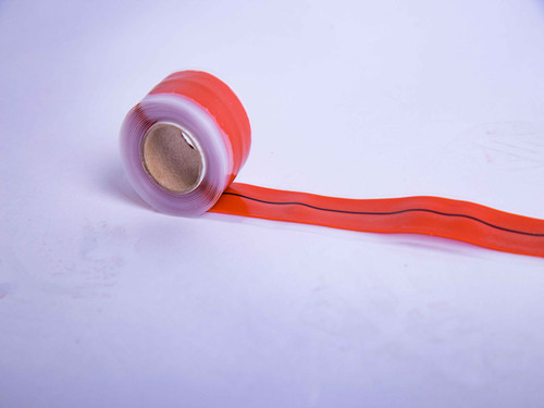 Autolysis of silicone rubber tape